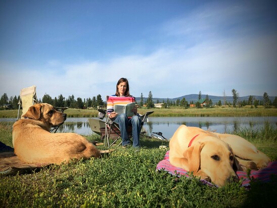 Reading with dogs